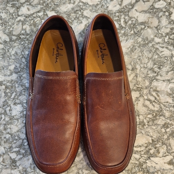 Cole Haan Men's Brown Leather G Series Loafers With Nike Air Technology - Picture 1 of 9
